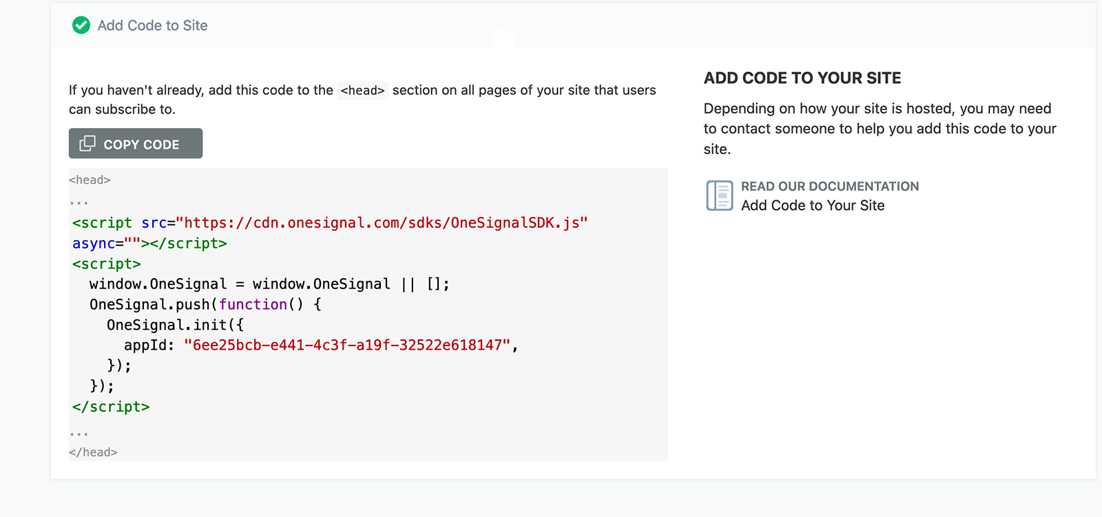 One Signal Appid - miTT PWA ONE PUSH Joomla Plugin